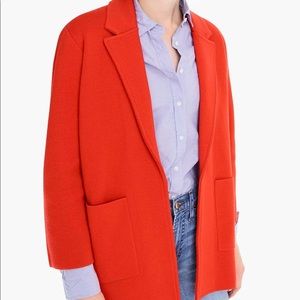 J. Crew Sweater Blazer - Red